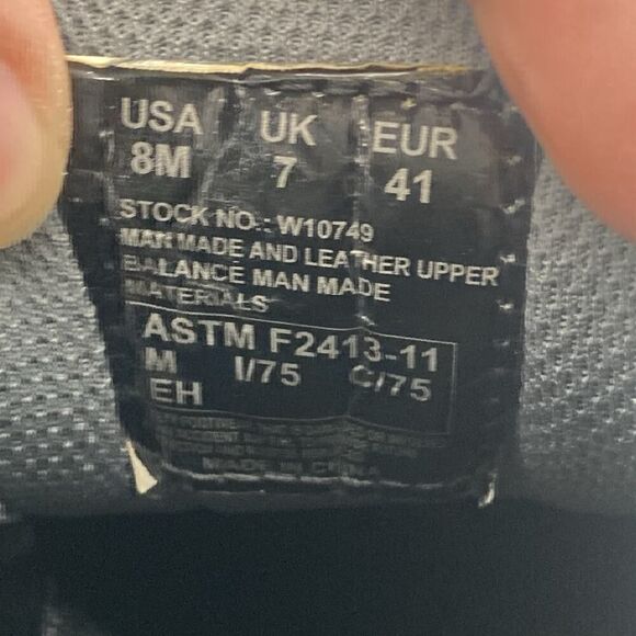 Mens Size 8M Wolverine Steel Toe Navy Work Shoes Sneakers W10749 - Picture 10 of 10